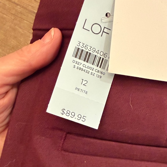 LOFT Women’s Cranberry Trousers - Picture 3 of 4
